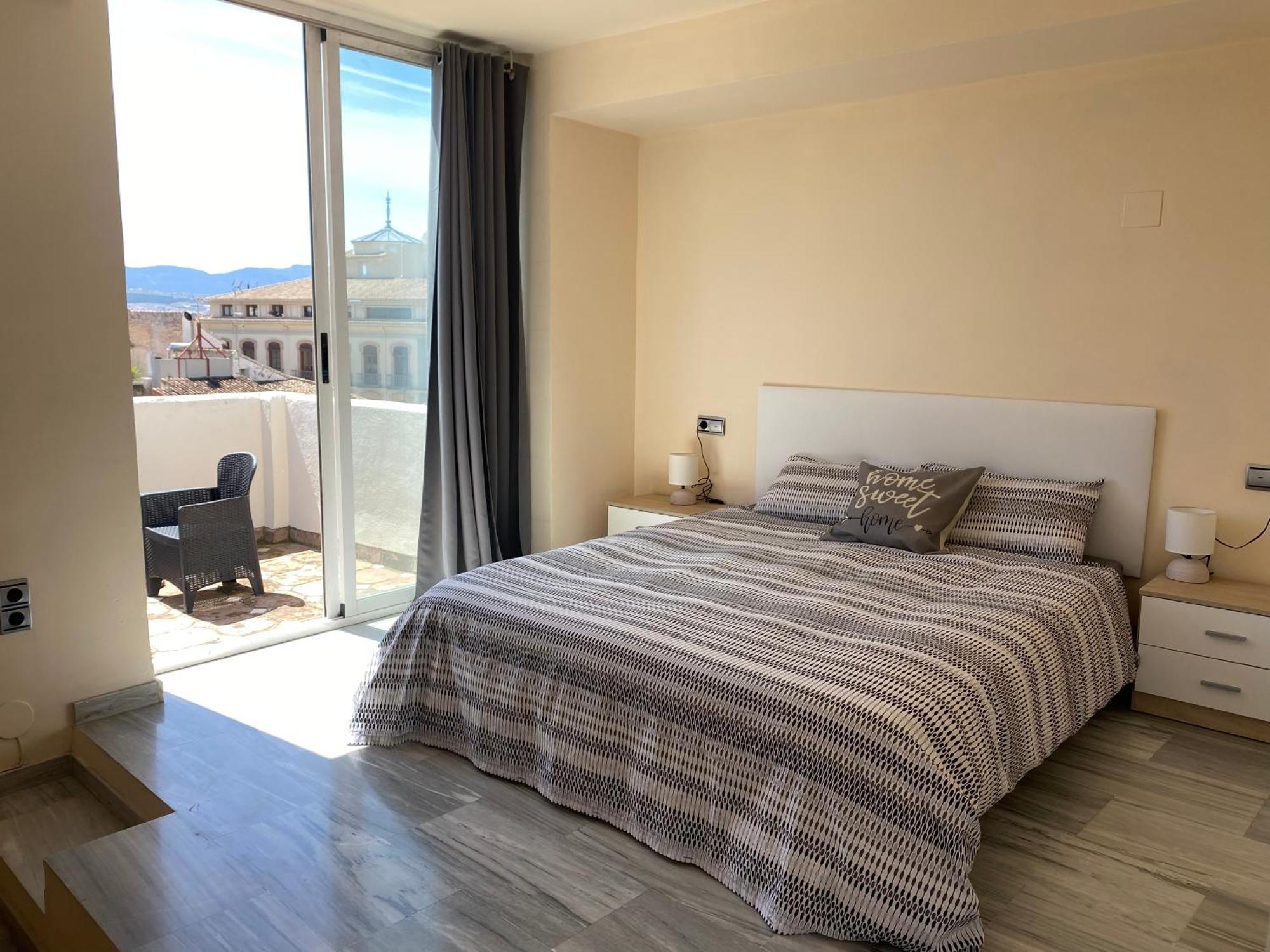 Апартаменты Atico Con Vistas En Granada Centro Экстерьер фото